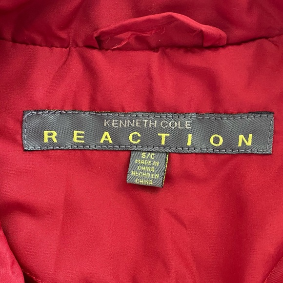 EUC Kenneth Cole Reaction red puffy coat size M ♥️ - Picture 2 of 6